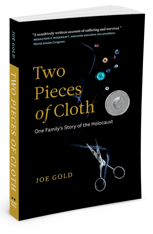 Book cover from Two Pieces of Cloth, a book from Page Two Publishing